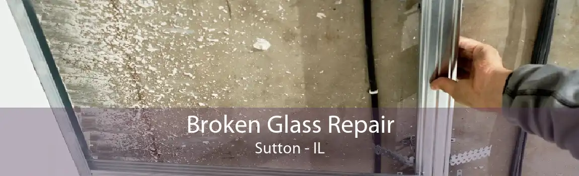 Broken Glass Repair Sutton - IL