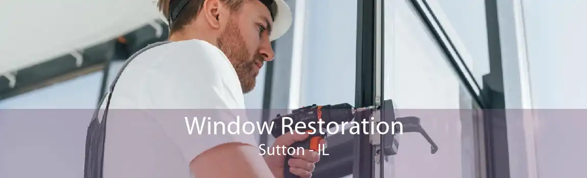 Window Restoration Sutton - IL